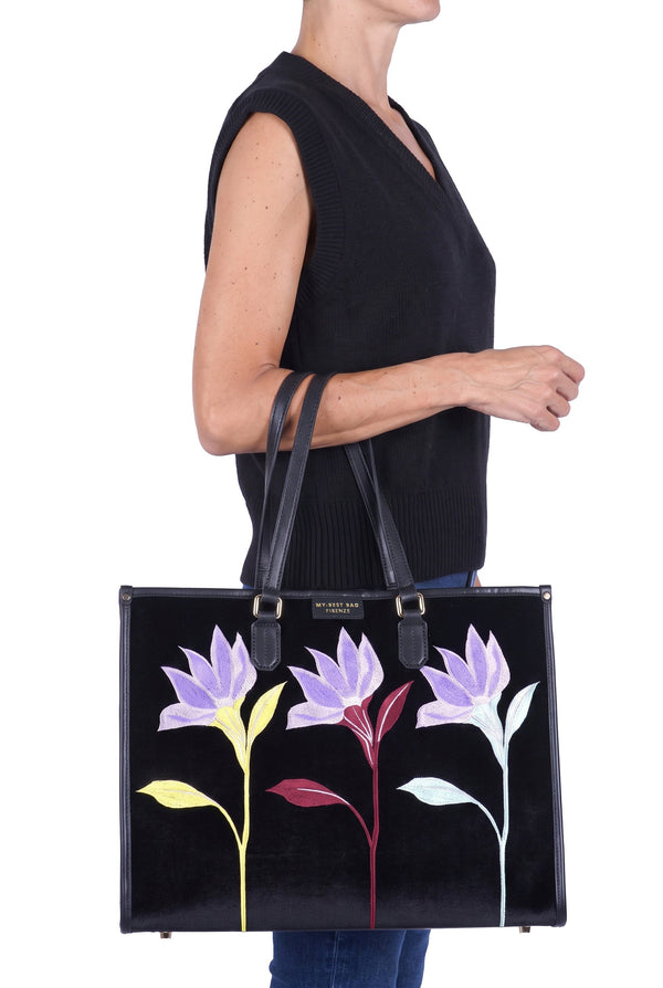 My Best Bags - Big Bag - 480082 - Black/Lilac 