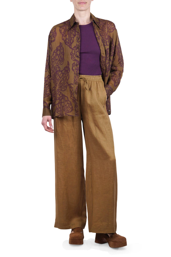 Ottod'ame - Camicia - 470784 - Verde/Viola
