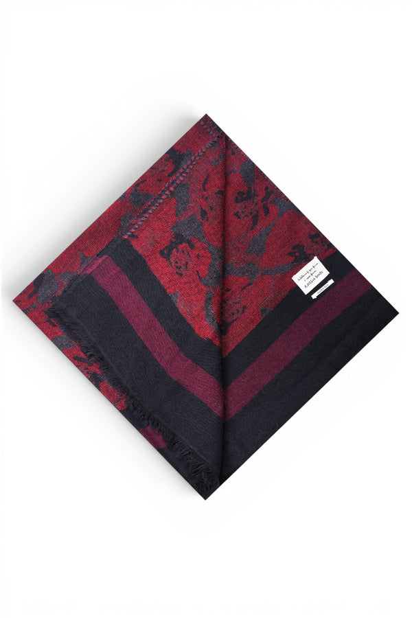 Alessia Santi - Scarf - 480529 - Bordeaux/Black 