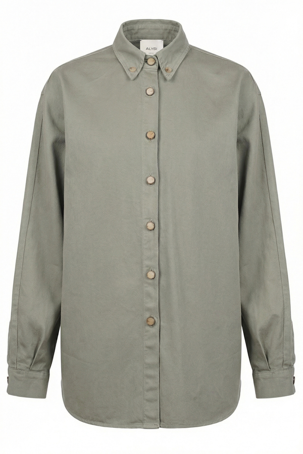 Alysi - Shirt - 471167 - Sage 