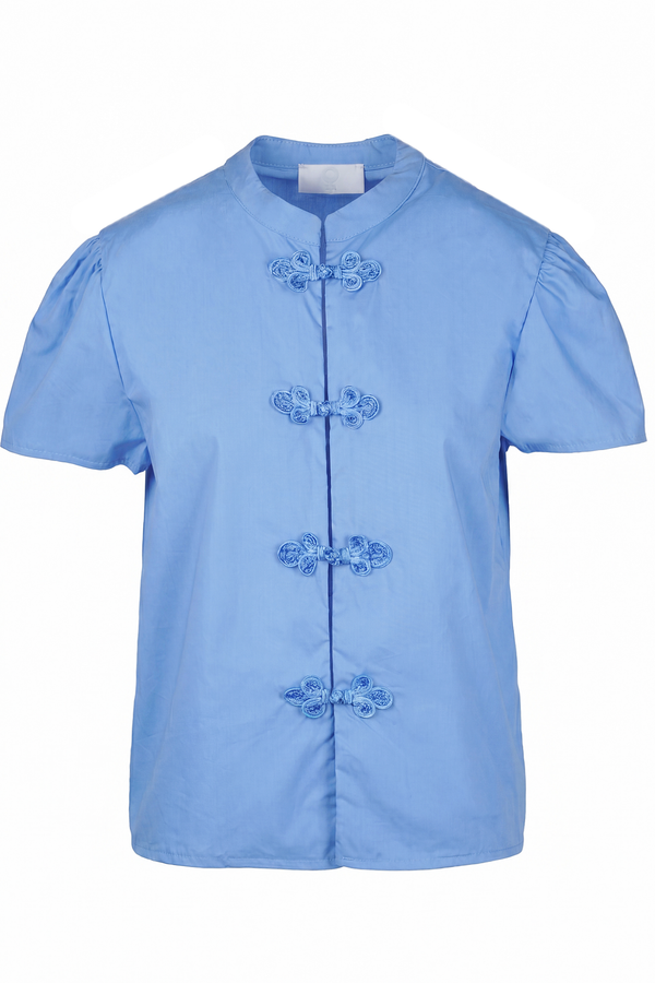 La Femme Blanche - Camicia - 471629 - Azzurro