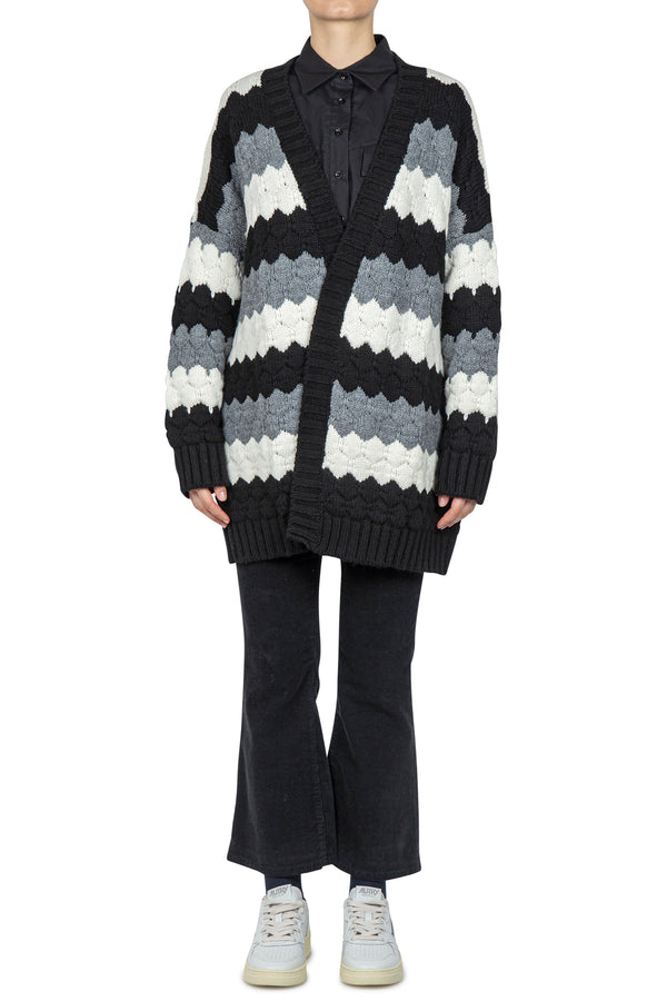 So Allure - Cardigan - 441922 - Nero/Panna