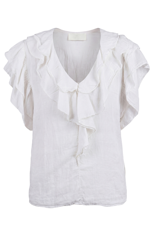 La Femme Blanche - Blouse - 471704 - Chalk 