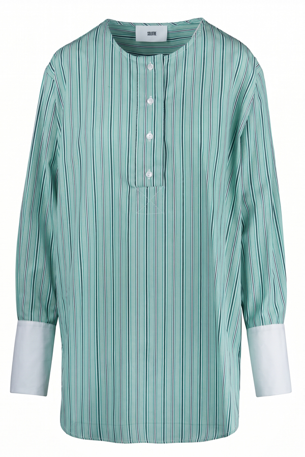 Solotre - Camicia - 470677 - Bianco/Verde