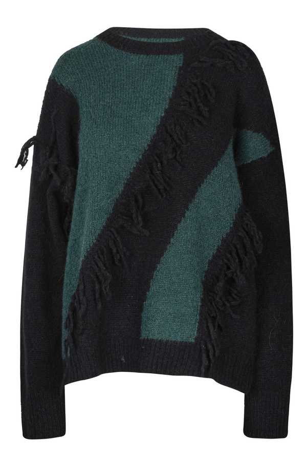 Jucca - Sweater - 460864 - Black/Green 