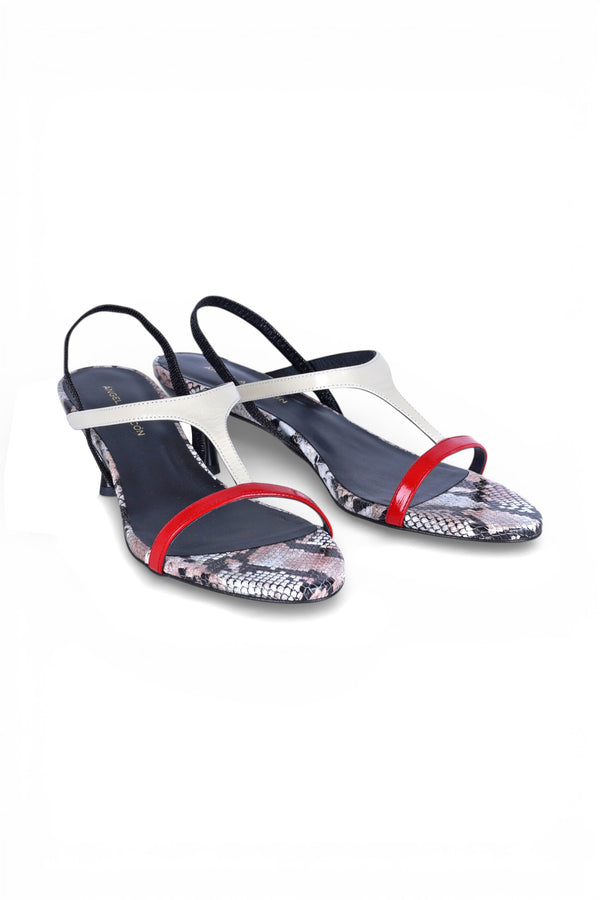 Angel Alarcon - Sandali - 471255 - Panna/Rosso