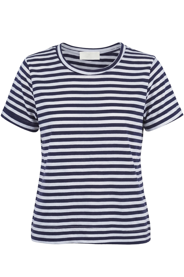 La Femme Blanche - T-shirt - 471612 - Bianco/Blu