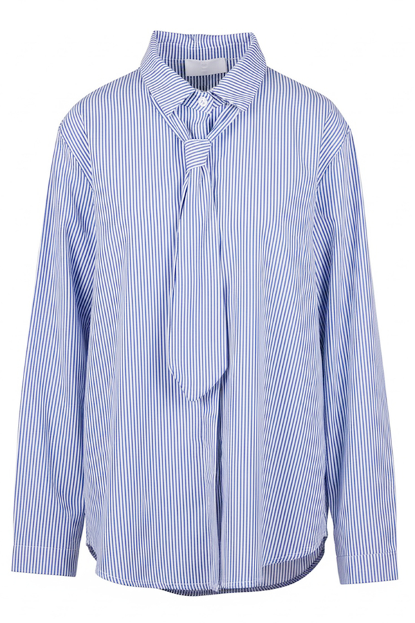 La Femme Blanche - Camicia - 471210 - Bianco/Blu