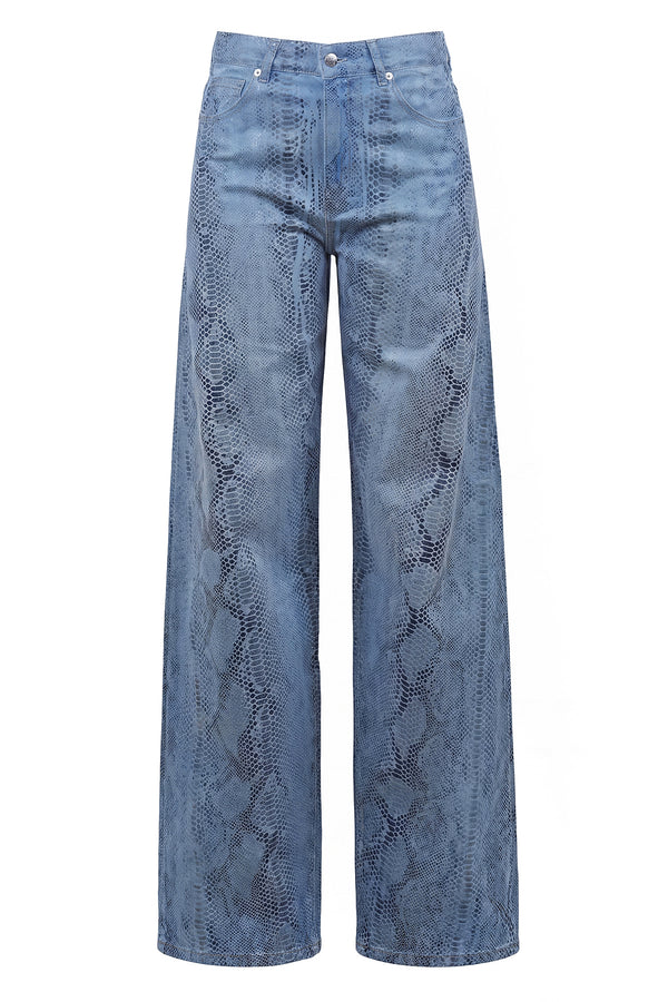 8pm - Pantalone - 470484 - Fantasia Azzurro
