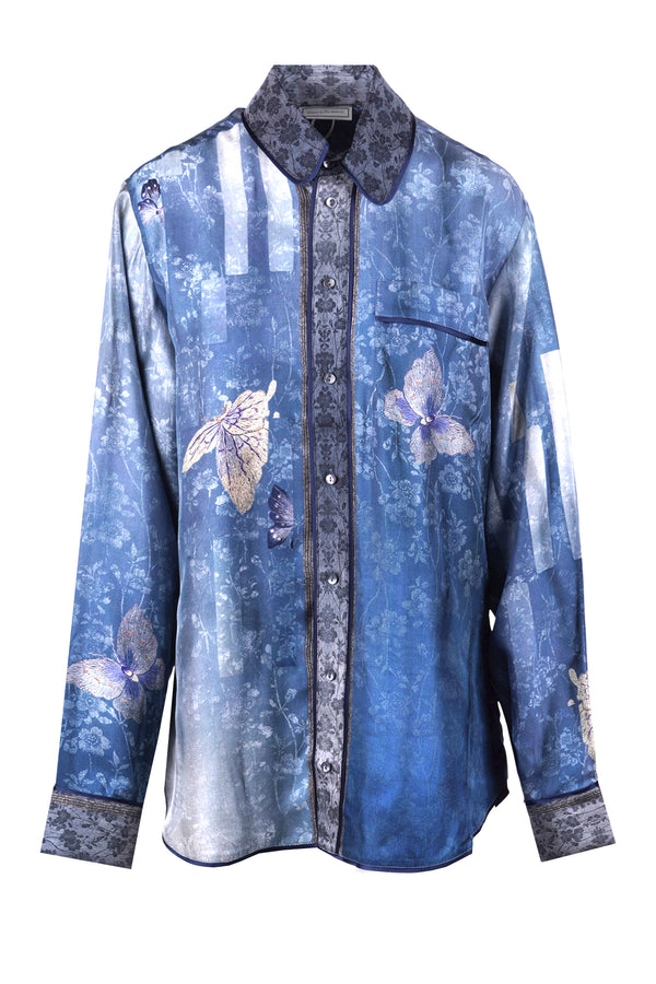 Pierre-Louis Mascia - Camicia - 470099 - Fantasia Blu