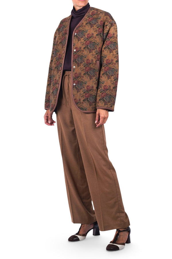 Ottod'ame - Cappotto - 480352 - Fantasia Ruggine
