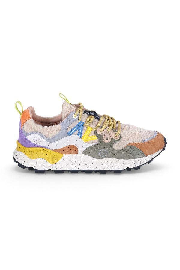 Flower Mountain - Sneakers - 480808 - Beige/Green 
