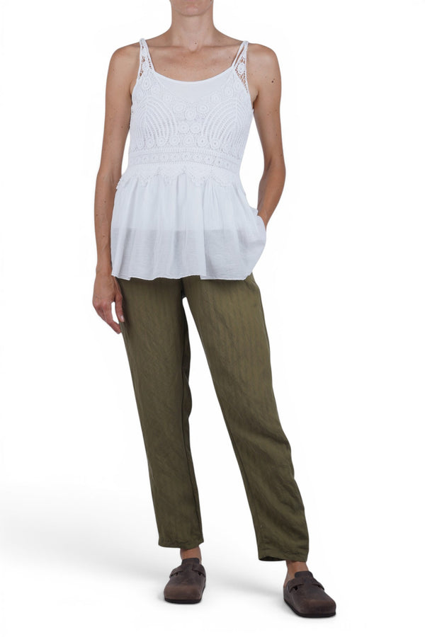 La Femme Blanche - Top - 471705 - White 