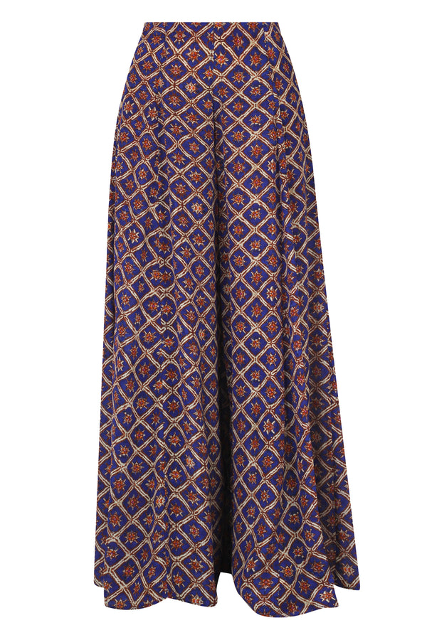 Maliparmi - Pantalone - 450750 - Blu/Marrone