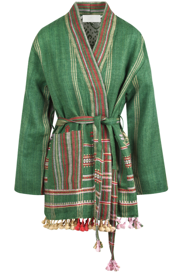 La Femme Blanche - Jacket - 461422 - Pattern Green 