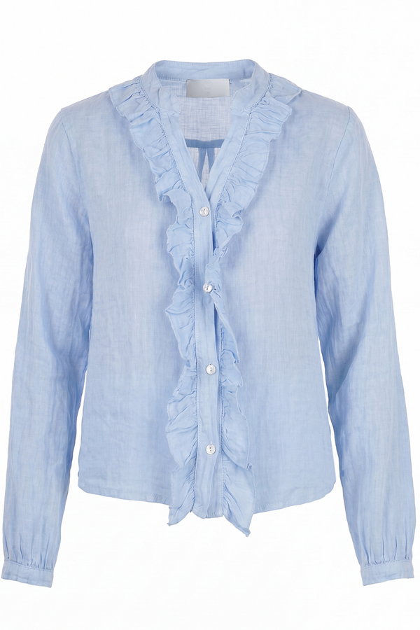 La Femme Blanche - Shirt - 471653 - Light Blue 