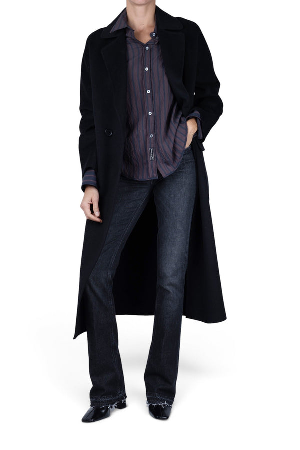Ottod'ame - Camicia - 480365 - Blu/Marrone