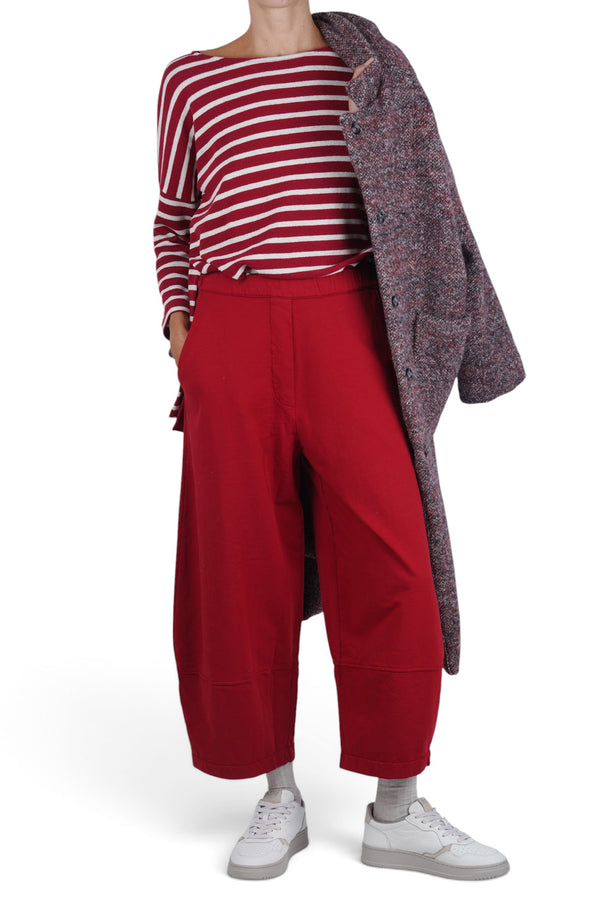 Mama B - Maglia - 480055 - Rosso/Beige