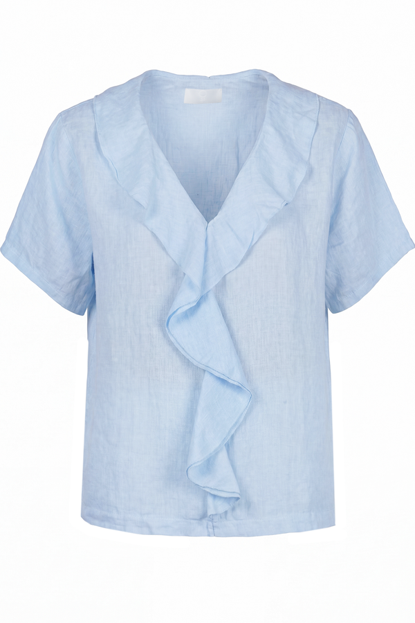 La Femme Blanche - Blouse - 471649 - Light Blue 