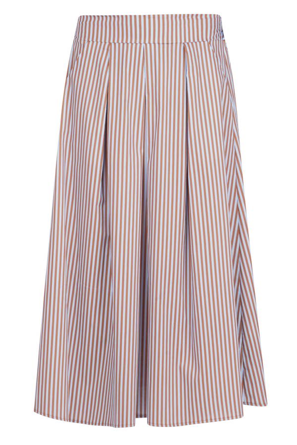 La Femme Blanche - Gonna - 471209 - Light Blue/Brown 