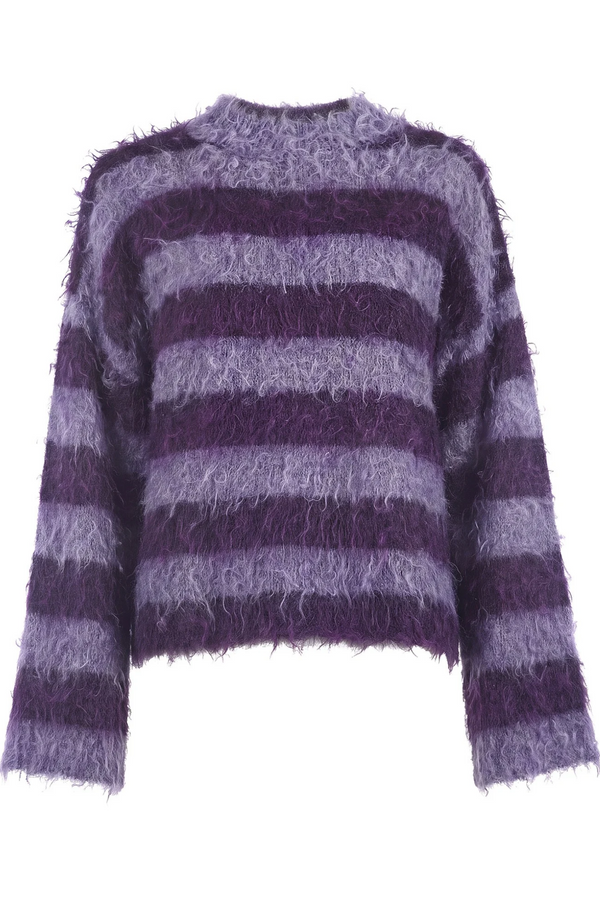 Solotre - Sweater - 480507 - Purple pattern 
