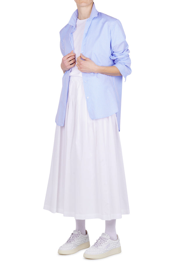 La Femme Blanche - Shirt - 471207 - White/Blue 