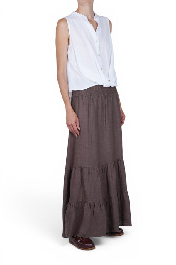 La Femme Blanche - Gonna - 471646 - Moka