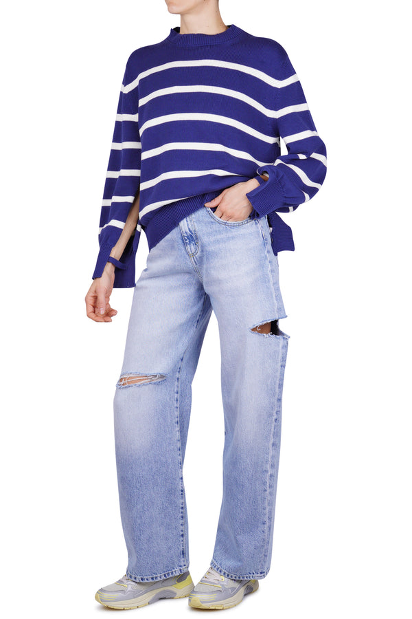 Semi Couture - Knitwear - 470937 - Blue/Cream 