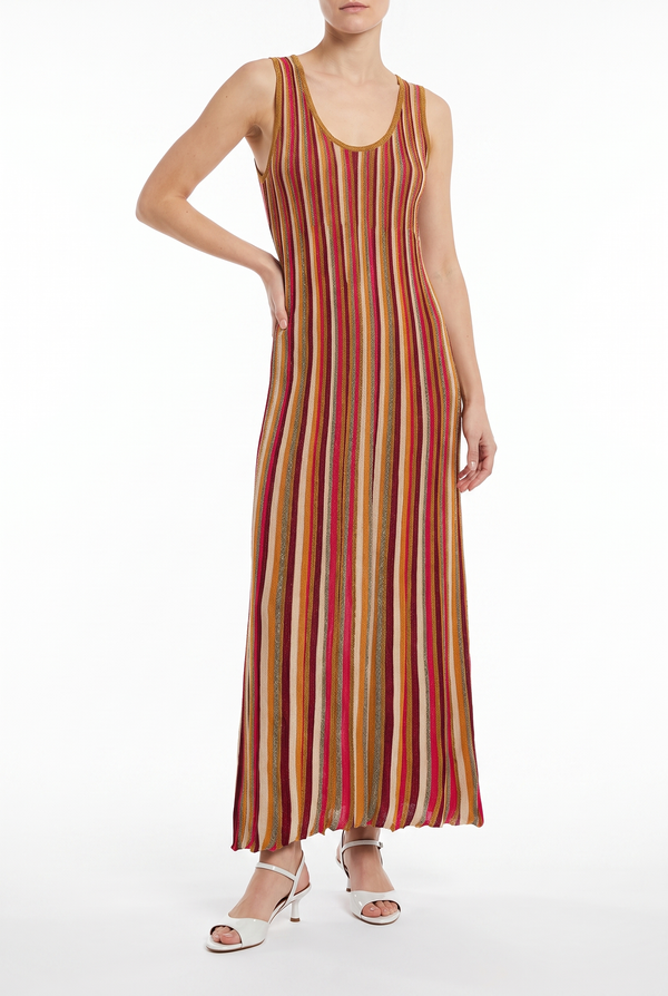Maliparmi - Dress - 470662 - Rust Pattern 