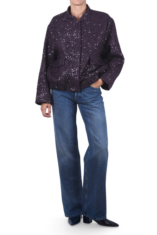 La Femme Blanche - Jacket - 481128 - Aubergine 