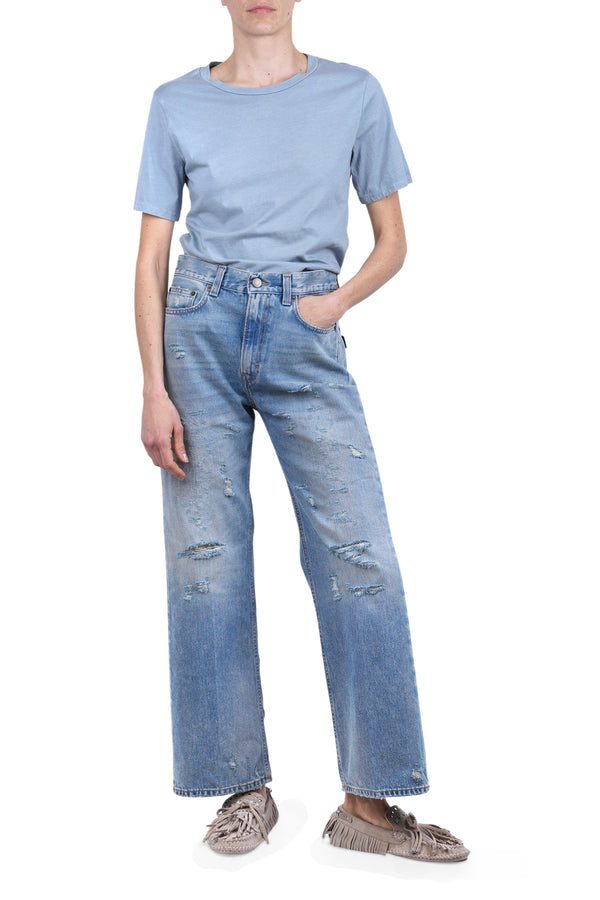 La Femme Blanche - T-shirt - 471523 - Azzurro