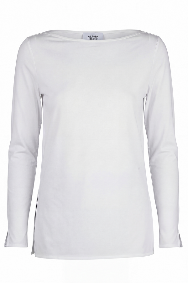 ALPHA STUDIO - T-shirt - 471117 - Bianco