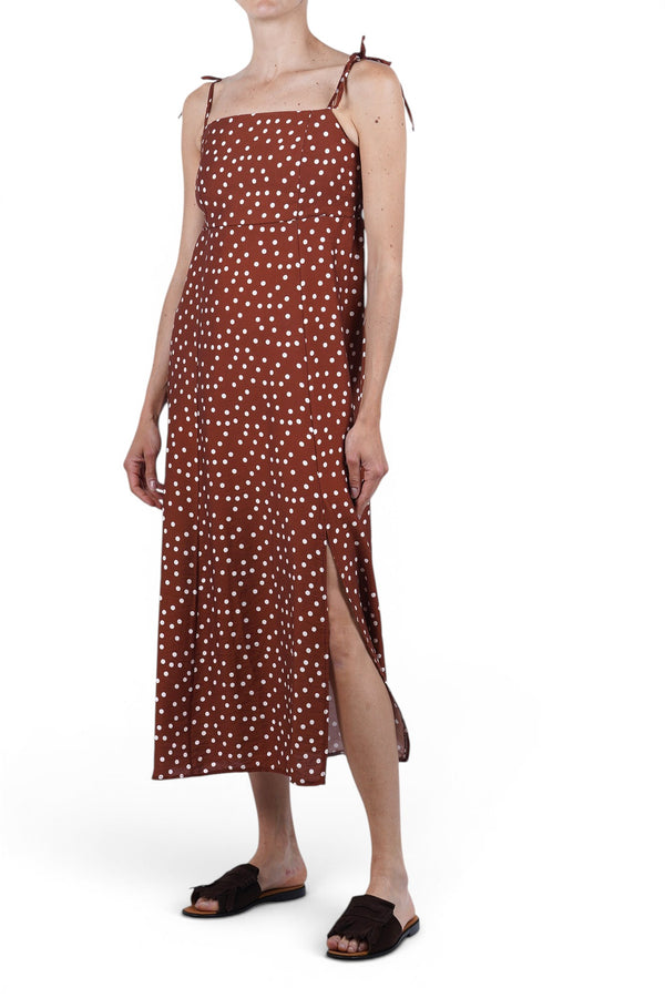 La Femme Blanche - Abito - 471596 - Bruciato/Bianco
