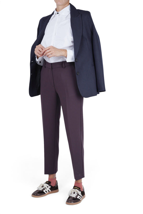 Ottod'ame - Trousers - 480313 - Dark Brown 