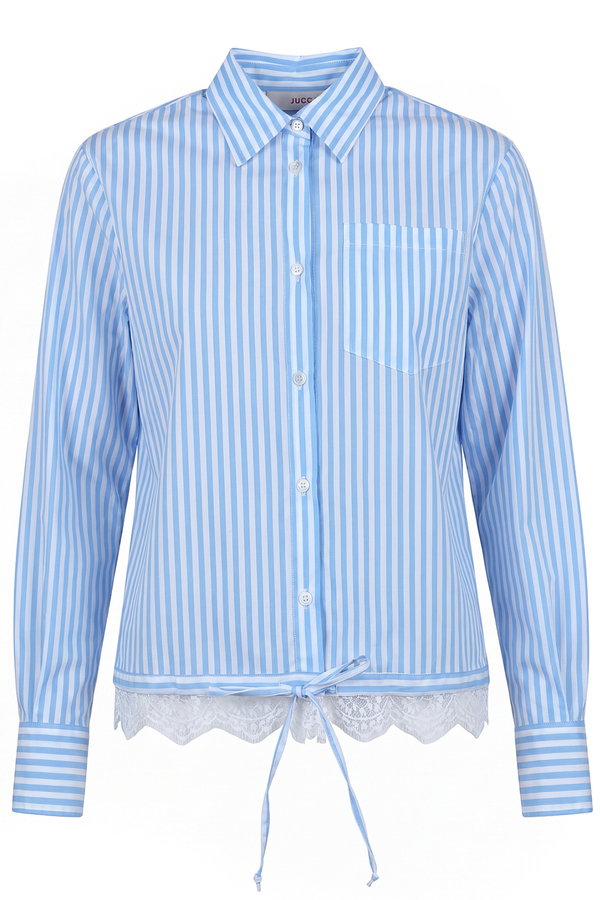 Jucca - Camicia - 471681 - Bianco/Azzurro