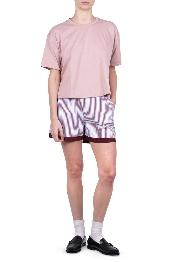 Même Road - Shorts - 470276 - Bianco/Bordeaux