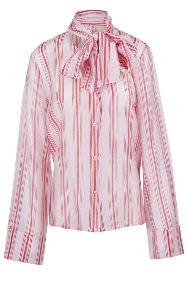 La Femme Blanche - Shirt - 471205 - Pattern Pink 