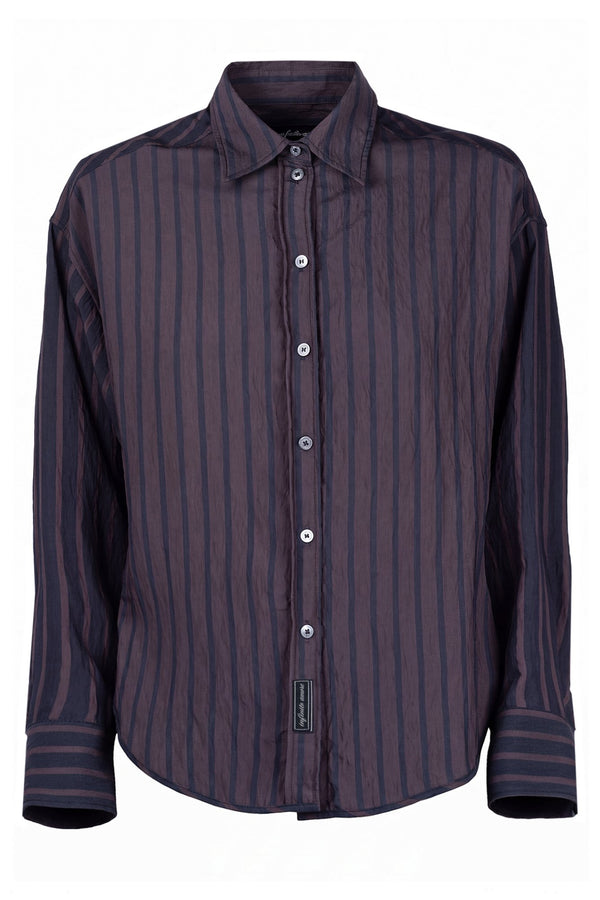 Ottod'ame - Camicia - 480365 - Blu/Marrone