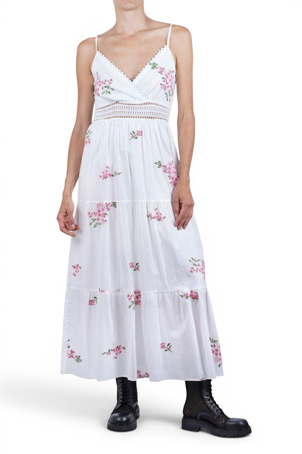 La Femme Blanche - Dress - 471711 - White/Pink 