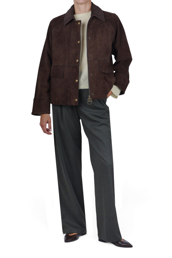 THE JACKIE LEATHERS - Giubbotto - 480823 - Cioccolato
