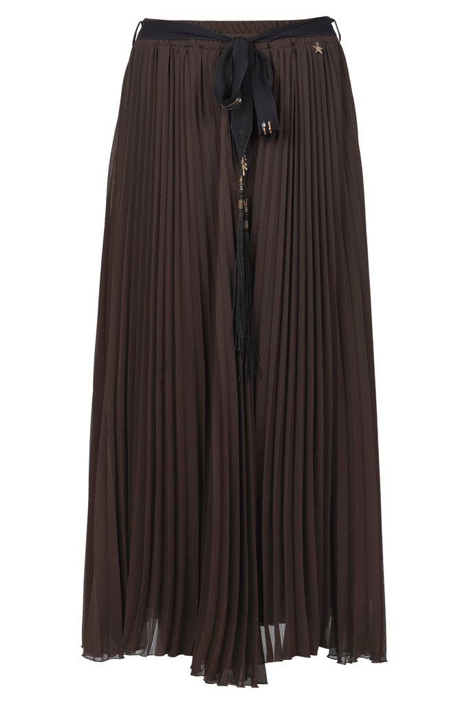 Souvenir Gonna lunga plissettata in crepe Comme Toi