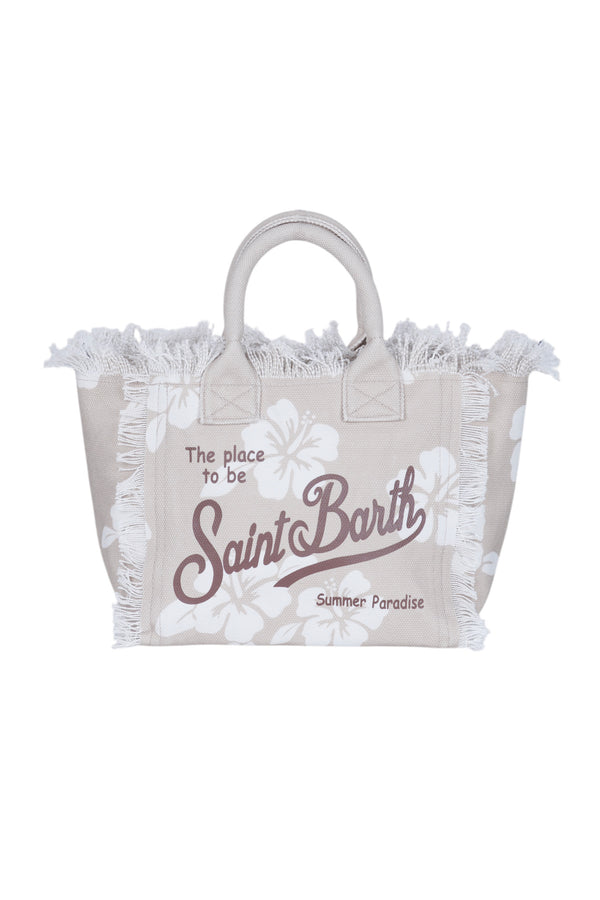 MC2 Saint Barth - Borsa media - 471050 - Bianco/Tortora