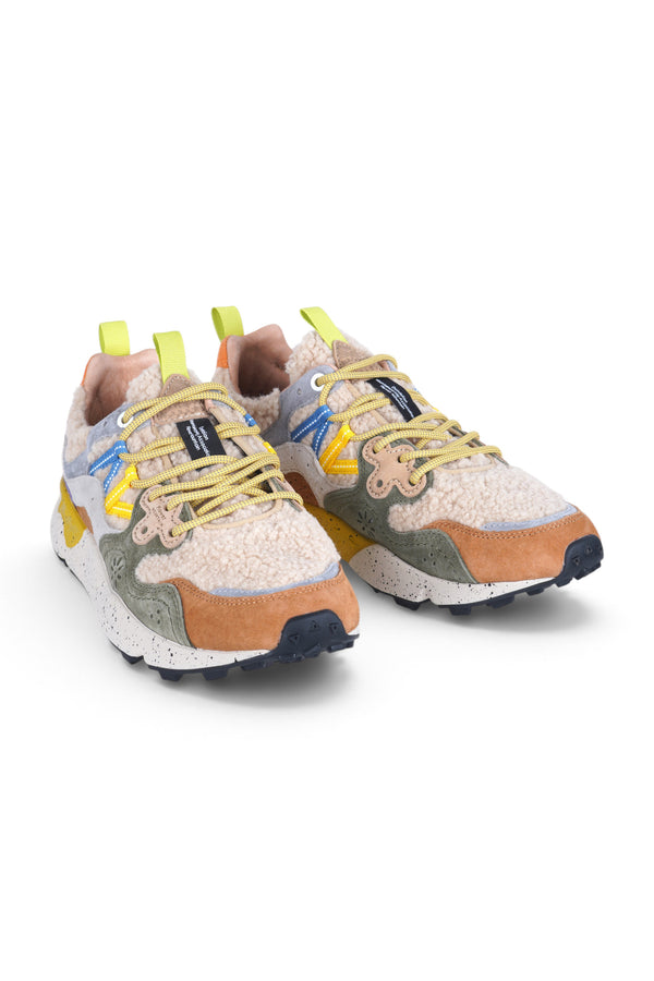 Flower Mountain - Sneakers - 480808 - Beige/Green 