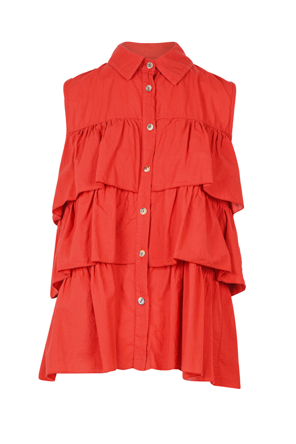 La Femme Blanche - Camicia - 451664 - Rosso