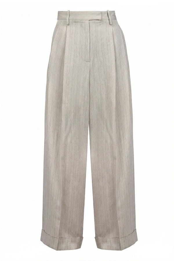 Alysi - Pants - 471182 - Butter 