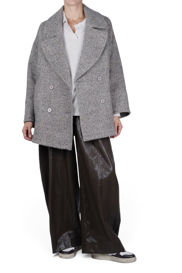 So Allure - Cappotto - 480153 - Grigio/Panna