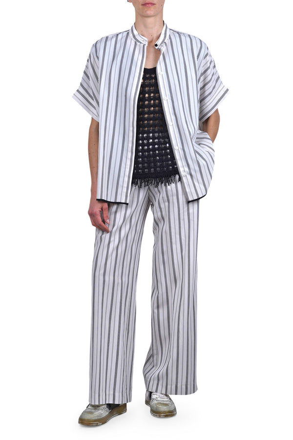 Ottod'ame - Camicia - 470767 - Latte/Nero