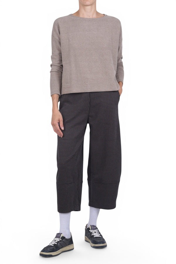 Mama B - Pantalone - 480046 - Tortora/Blu