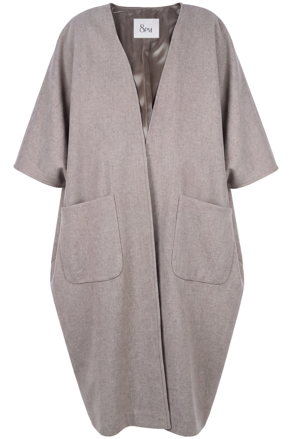 8pm - Coat - 480411 - Dove Gray 
