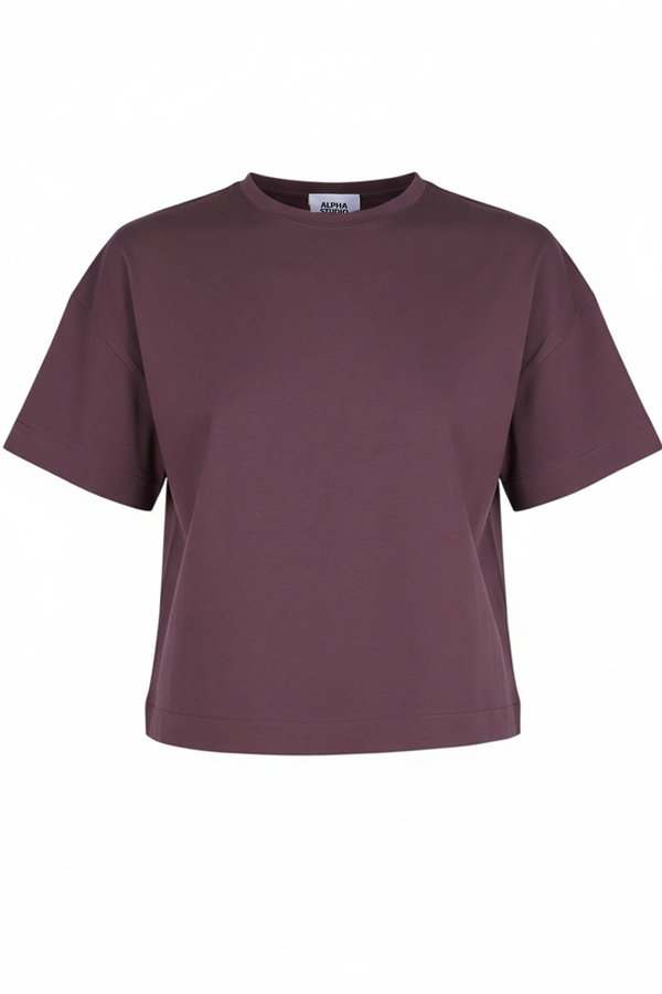 ALPHA STUDIO - T-shirt - 471118 - Cioccolato